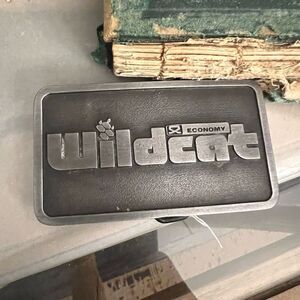 Vintage Wildcat Economy Engineering men’s  Belt Buckle